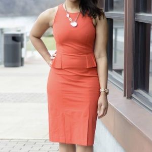Burnt orange sheath dress. Banana republic. Sz 4.